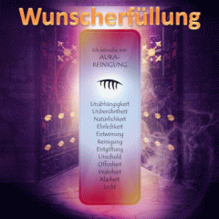Affirmationskärtchen Aurareinigung